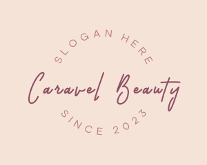 Cosmetics Beauty Signature logo design