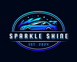 Car Wash Shine logo design