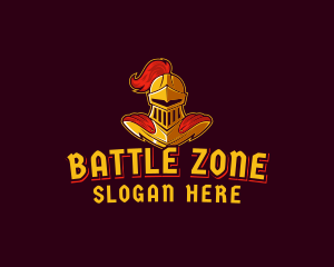 Gaming Knight Soldier logo design