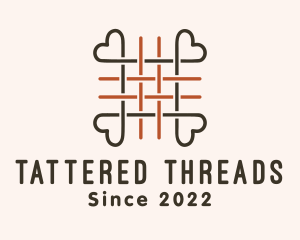 Woven Heart Thread logo design