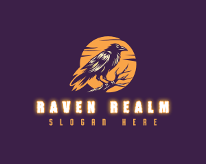 Moonlight Raven Crow logo