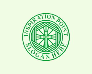 Christian Worship Cross logo