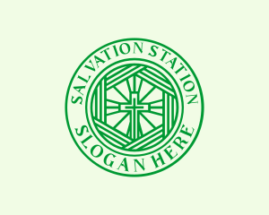Christian Worship Cross logo