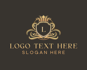 Luxury Shield Crown logo