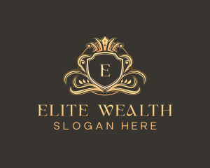 Luxury Shield Crown logo design