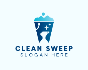 Cleaning Bucket Sprayer logo design