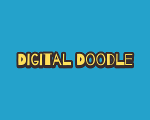 Cartoonish Doodle Style logo