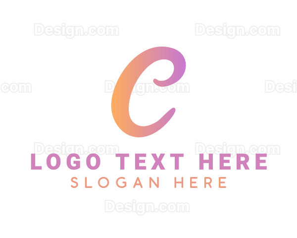 Elegant Feminine Letter C Logo