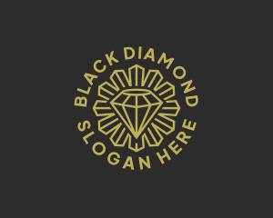 Crystal Diamond Jeweler logo design