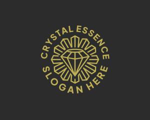 Crystal Diamond Jeweler logo design