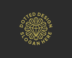 Crystal Diamond Jeweler logo design