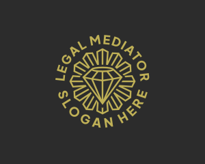 Crystal Diamond Jeweler logo design