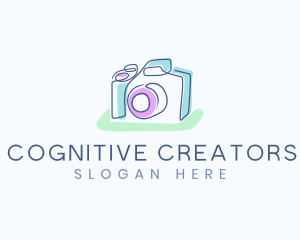 Doodle Photo Camera logo design