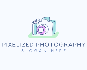 Doodle Photo Camera logo design