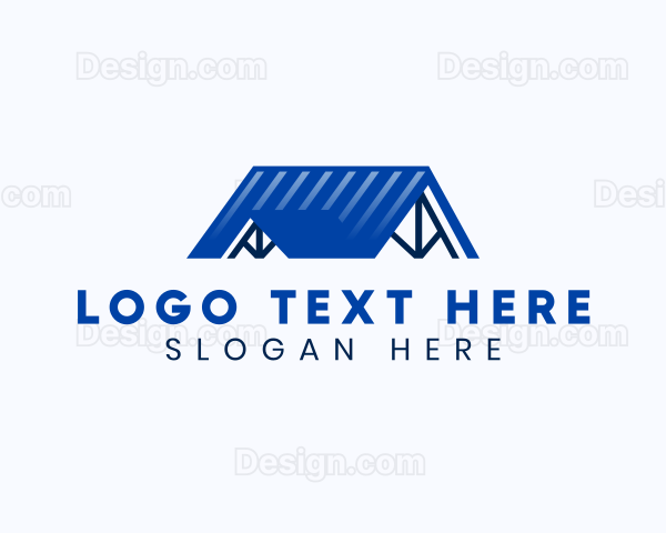 Roofing Construction Contractor Logo