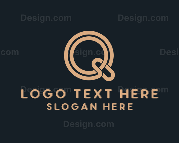 Loop Clothing Tailoring Letter Q Logo