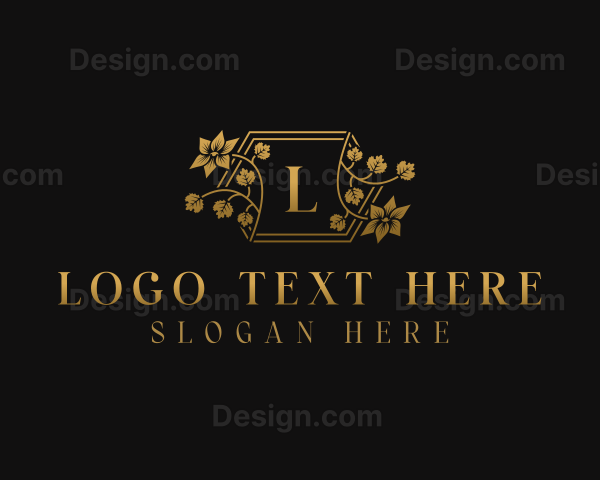 Floral Wedding Boutique Logo