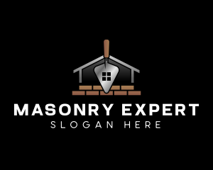 Masonry Trowel Builder logo design