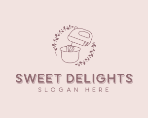 Patisserie Hand Mixer logo design