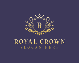 Shield Royal Crown logo design