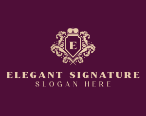 Royal Shield Boutique logo design