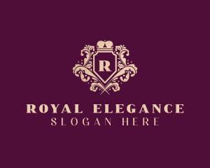 Royal Shield Boutique logo design