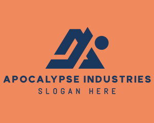 Industrial Letter A Company logo design