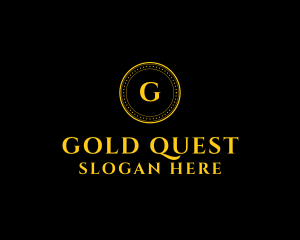 Luxury Gold Coin  logo design