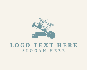 Gardening Plant Shovel logo