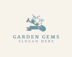 Gardening Plant Shovel logo