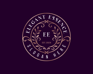 Elegant Florist Boutique logo design