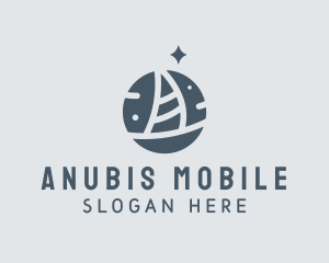 Ocean Marine Sailboat logo design