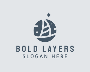 Ocean Marine Sailboat logo design