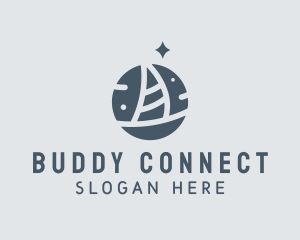 Ocean Marine Sailboat logo design