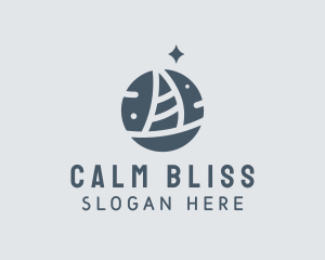 Ocean Marine Sailboat logo design