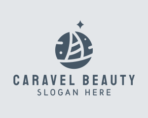 Ocean Marine Sailboat logo design