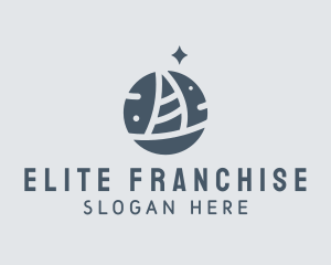 Ocean Marine Sailboat logo design