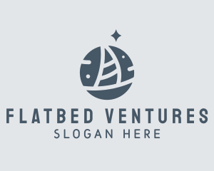 Ocean Marine Sailboat logo design