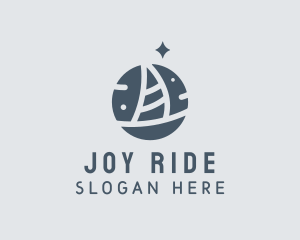 Ocean Marine Sailboat logo design