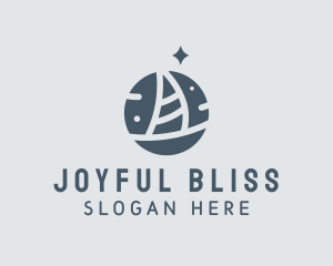 Ocean Marine Sailboat logo design