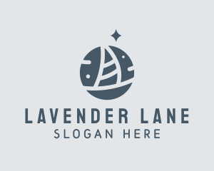 Ocean Marine Sailboat logo design