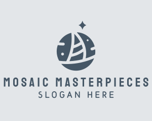 Ocean Marine Sailboat logo design