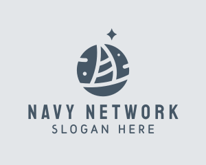 Ocean Marine Sailboat logo