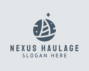 Ocean Marine Sailboat logo design