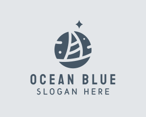 Ocean Marine Sailboat logo