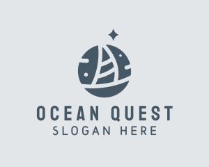 Ocean Marine Sailboat logo