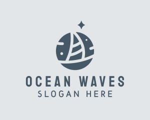 Ocean Marine Sailboat logo