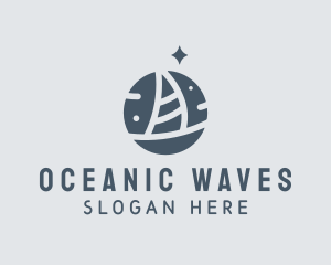 Ocean Marine Sailboat logo