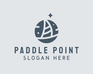 Ocean Marine Sailboat logo design