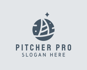 Ocean Marine Sailboat logo design